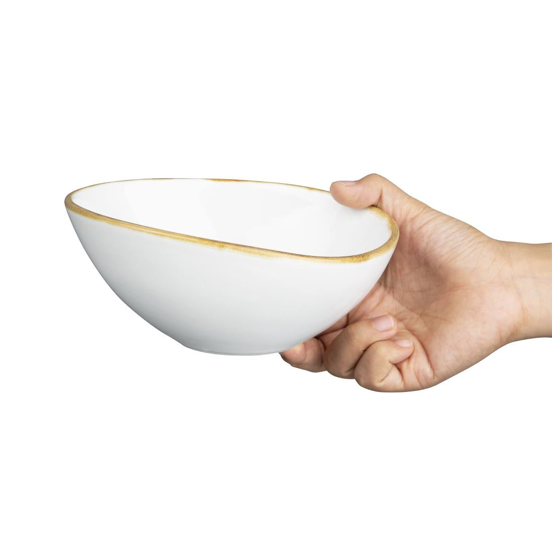 Olympia Kiln Bowl Chalk 165mm 425ml (Pack of 6)