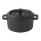 Utopia Pot Staub Round Black 100mm - Pack of 6