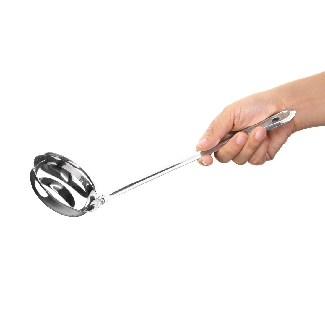 Nisbets Essentials Stainless Steel Plain Ladle 120ml