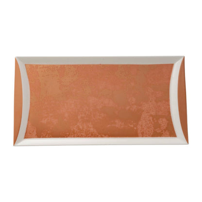 Royal Crown Derby Crushed Velvet Copper Rectangle Tray 320x160mm (6 pack)