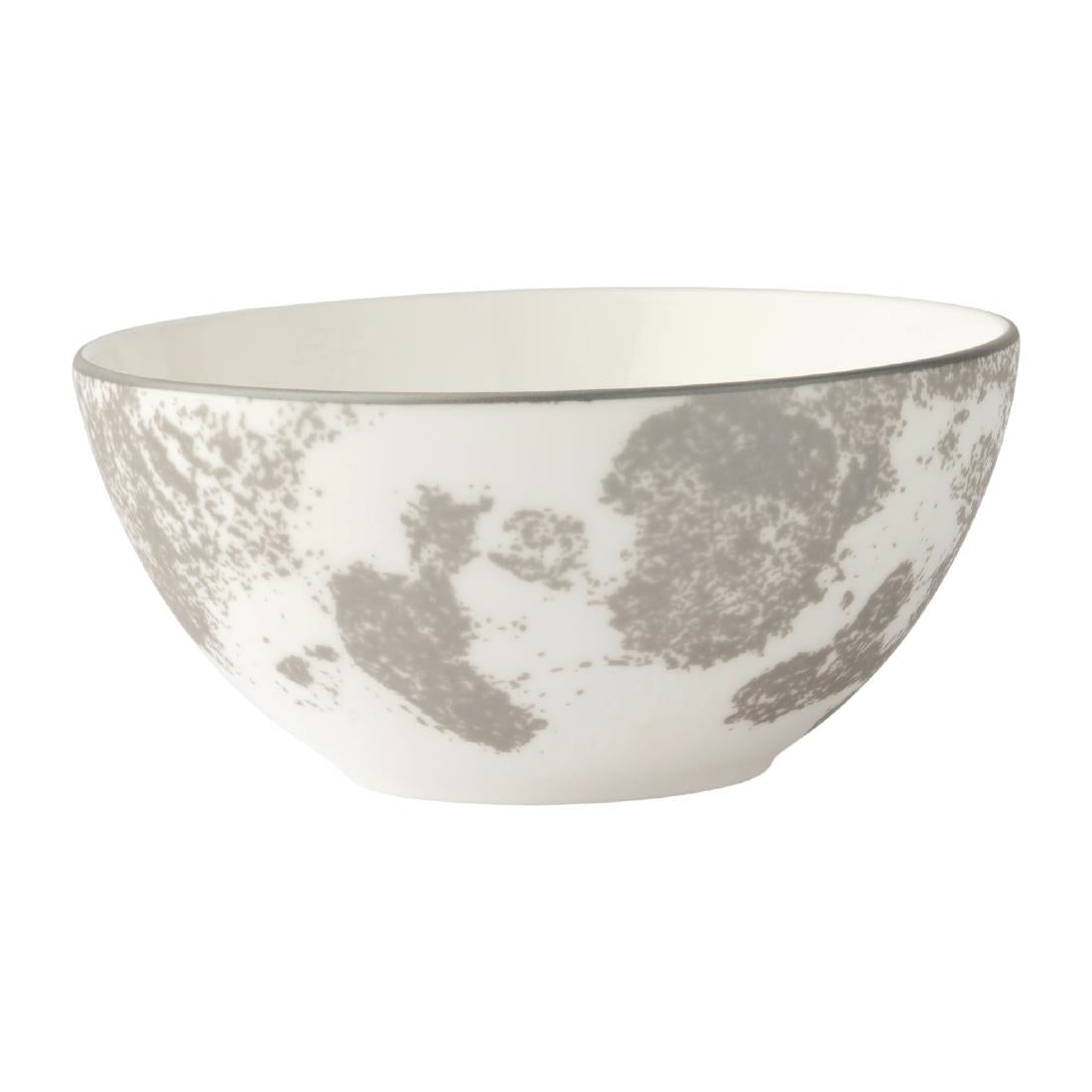 Royal Crown Derby Crushed Velvet Grey Bowl 115mm (6 pack)
