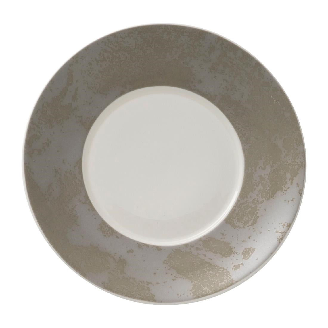 Royal Crown Derby Crushed Velvet Grey Charnwood Saucer (6 pack)