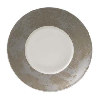 Royal Crown Derby Crushed Velvet Grey Charnwood Saucer (6 pack)