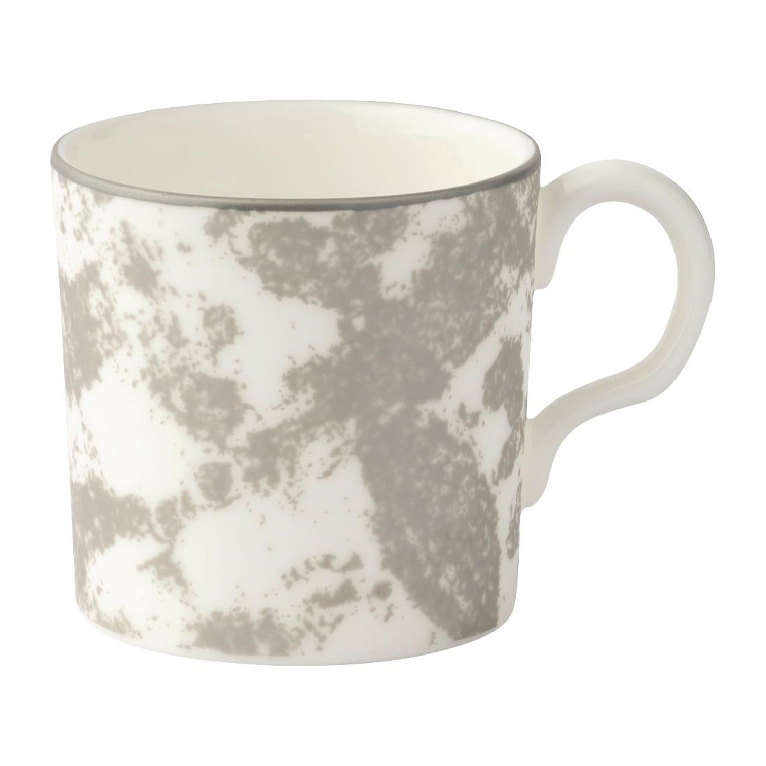 Royal Crown Derby Crushed Velvet Grey Cup 3oz (6 pack)