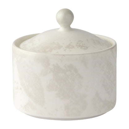 Royal Crown Derby Crushed Velvet Pearl Charnwood Sugar Pot (6 pack)