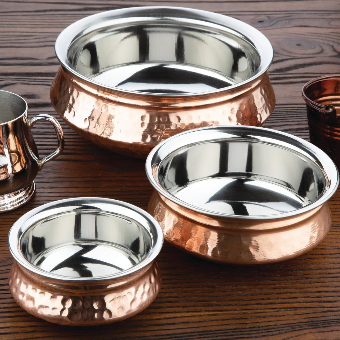 Olympia Medium Handi Serving Dish Copper 660ml