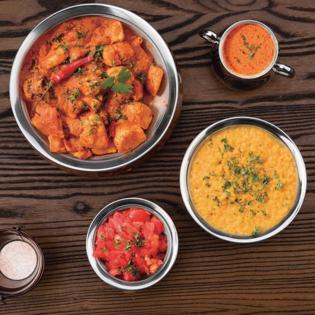 Olympia Medium Handi Serving Dish Copper 660ml