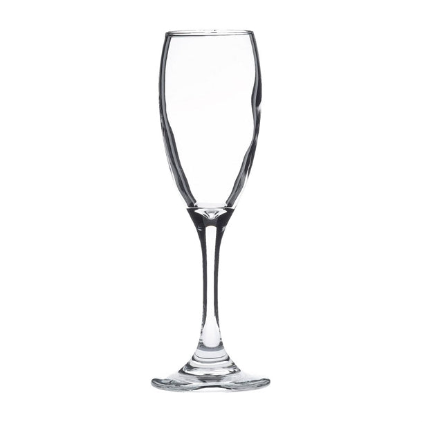 Libbey Teardrop Champagne Flutes 170ml/6oz LCE at 125ml (12 Pack)