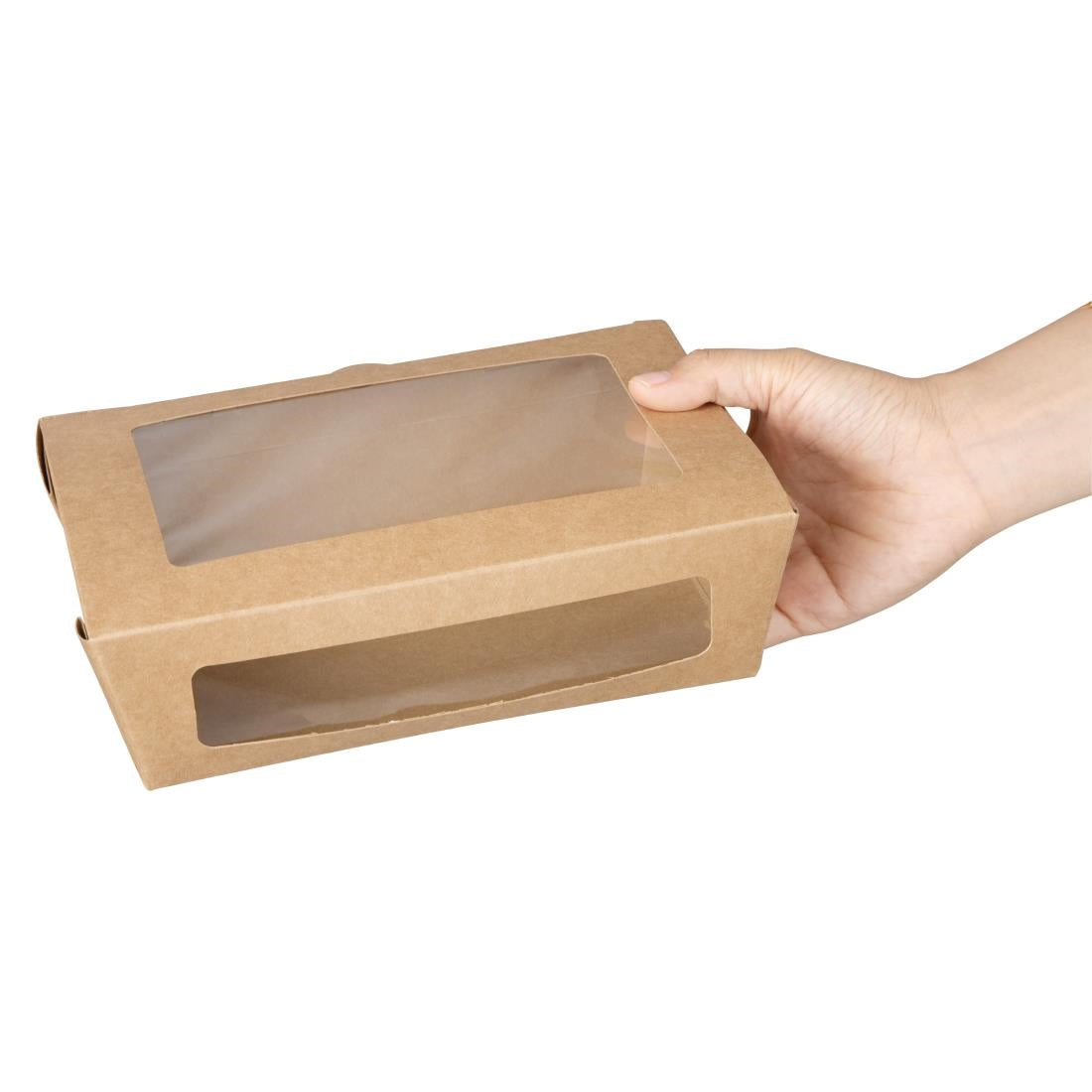 Fiesta Salad Box with PET Window 1200ml (150 Pack)