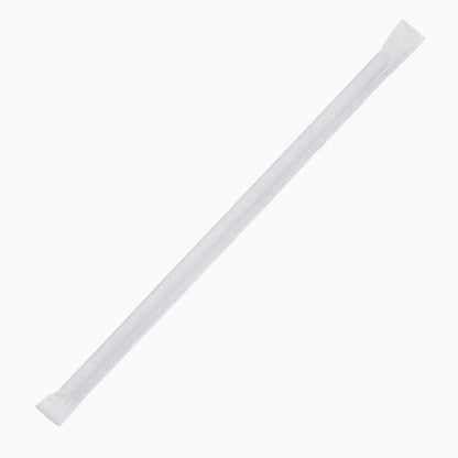 Fiesta Compostable Individually Wrapped Paper Straws Black (250 Pack)