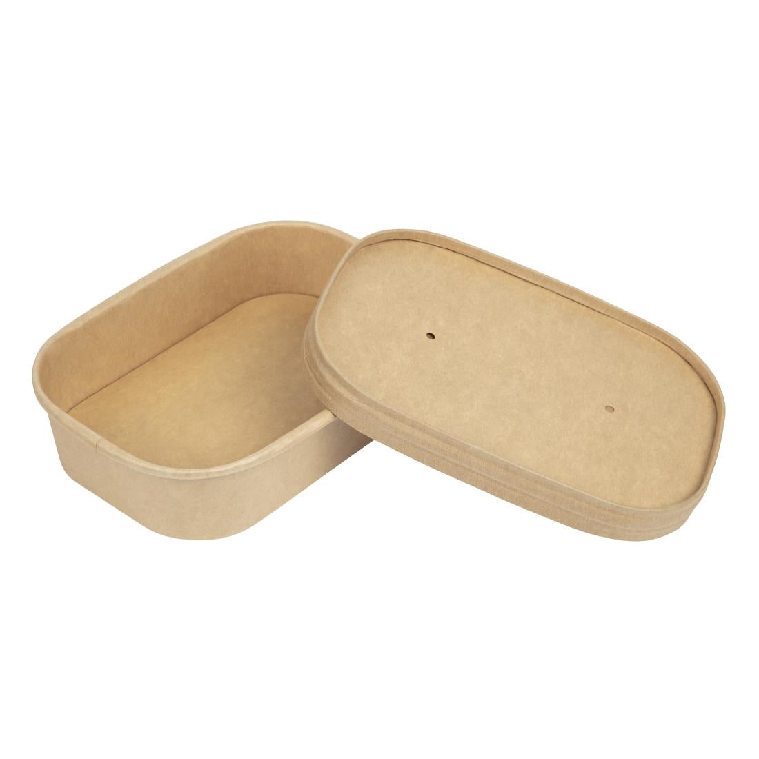 Colpac Stagione Microwavable Paperboard Food Box Lids (300 Pack)