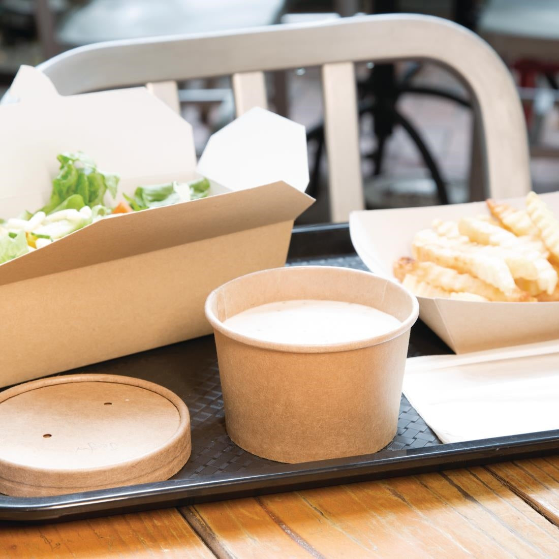 Fiesta Recyclable Soup Containers 230ml/8oz 98mm (500 Pack)