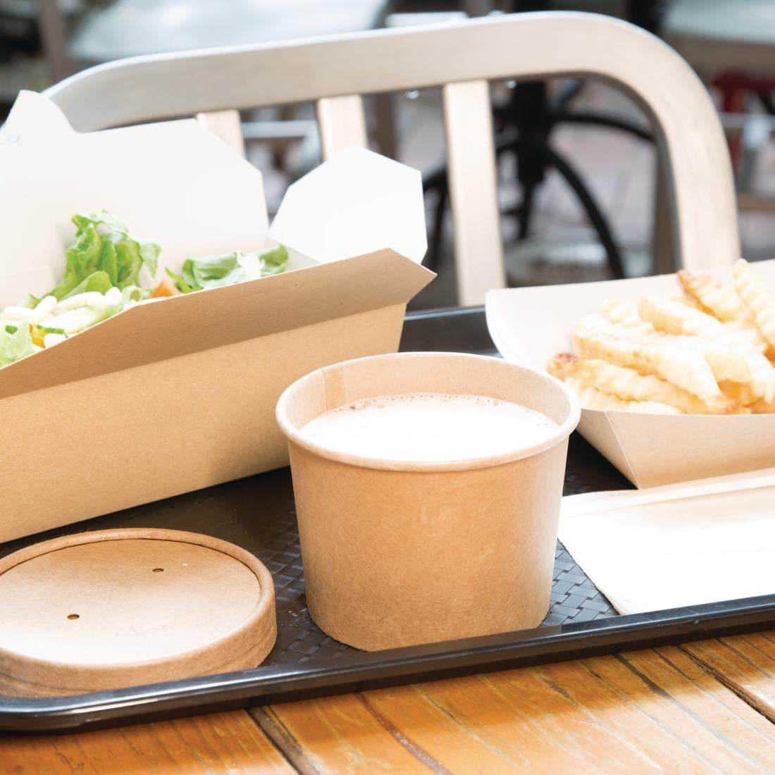 Fiesta Recyclable Soup Containers 340ml/12oz 98mm (500 Pack)