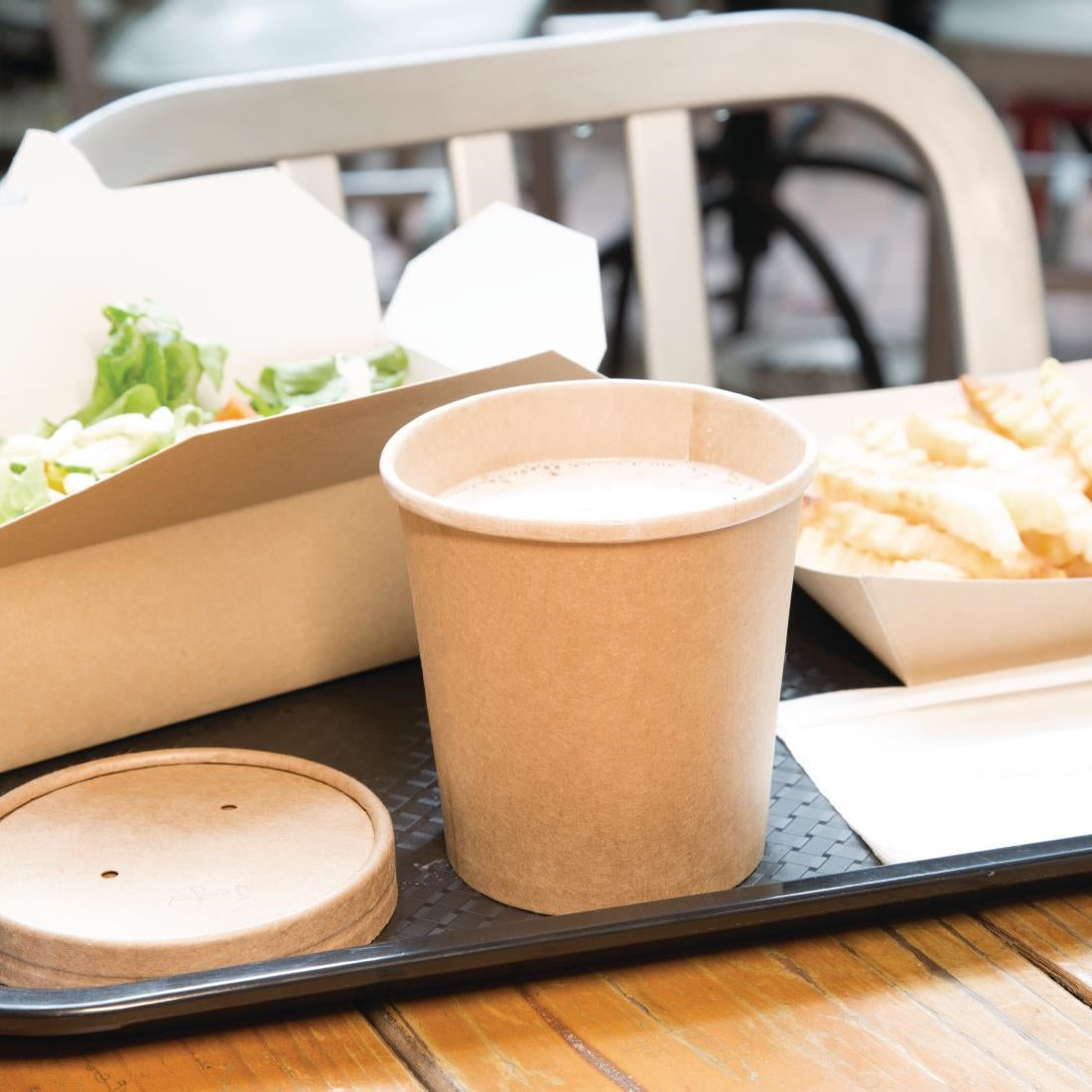 Fiesta Recyclable Soup Containers 455ml/16oz 98mm (500 Pack)