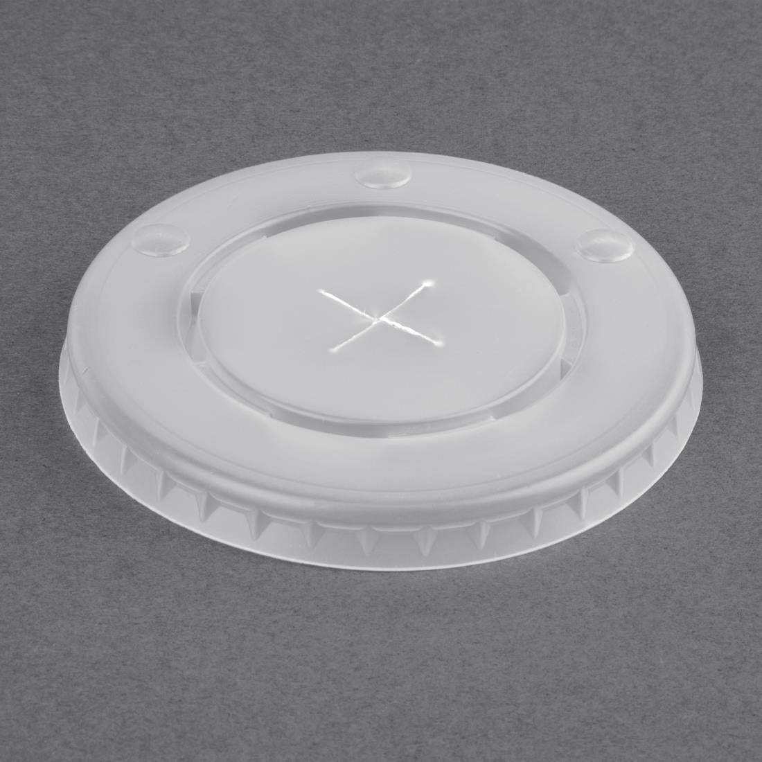 Fiesta Recyclable Polystyrene Lids for 12oz Cold Paper Cups 80mm (1000 Pack)