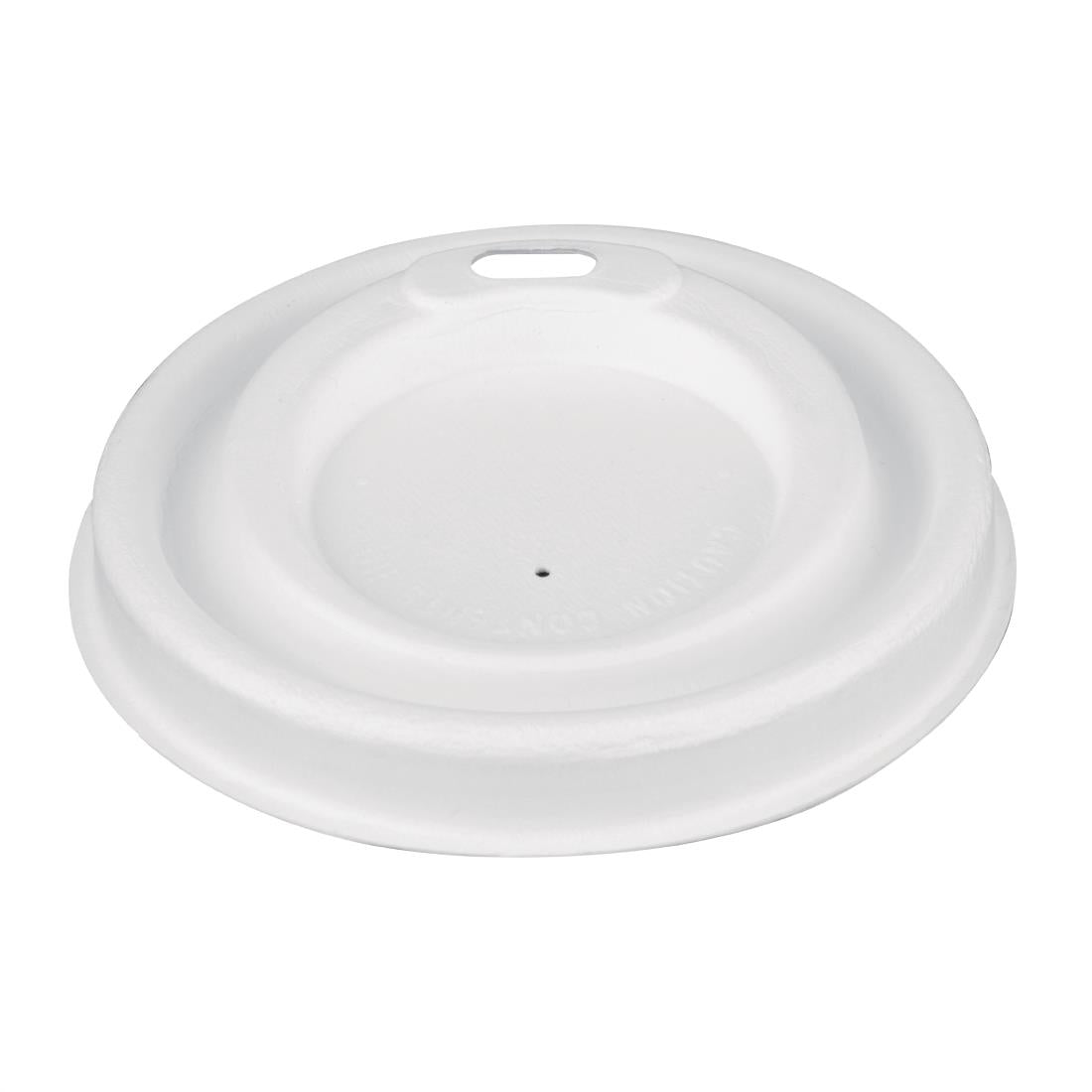 Fiesta Compostable Bagasse Coffee Cup Lids 225ml / 8oz (1000 Pack)