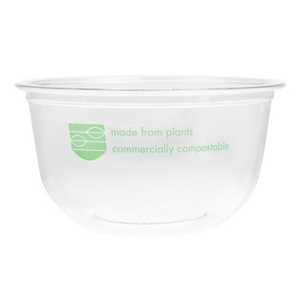 Vegware 96-Series Compostable PLA Deli Pots 8oz (1000 pack)