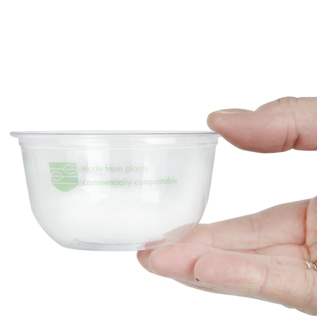 Vegware 96-Series Compostable PLA Deli Pots 8oz (1000 pack)