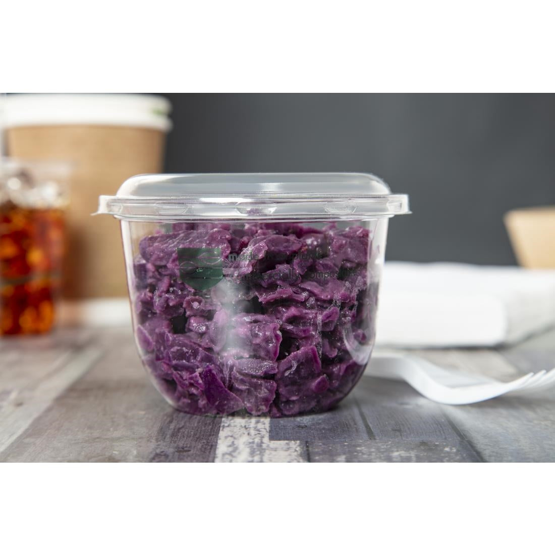 Vegware 96-Series Compostable PLA Deli Pots 10oz (1000 pack)