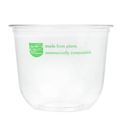 Vegware 96-Series Compostable PLA Deli Pots 12oz (1000 pack)