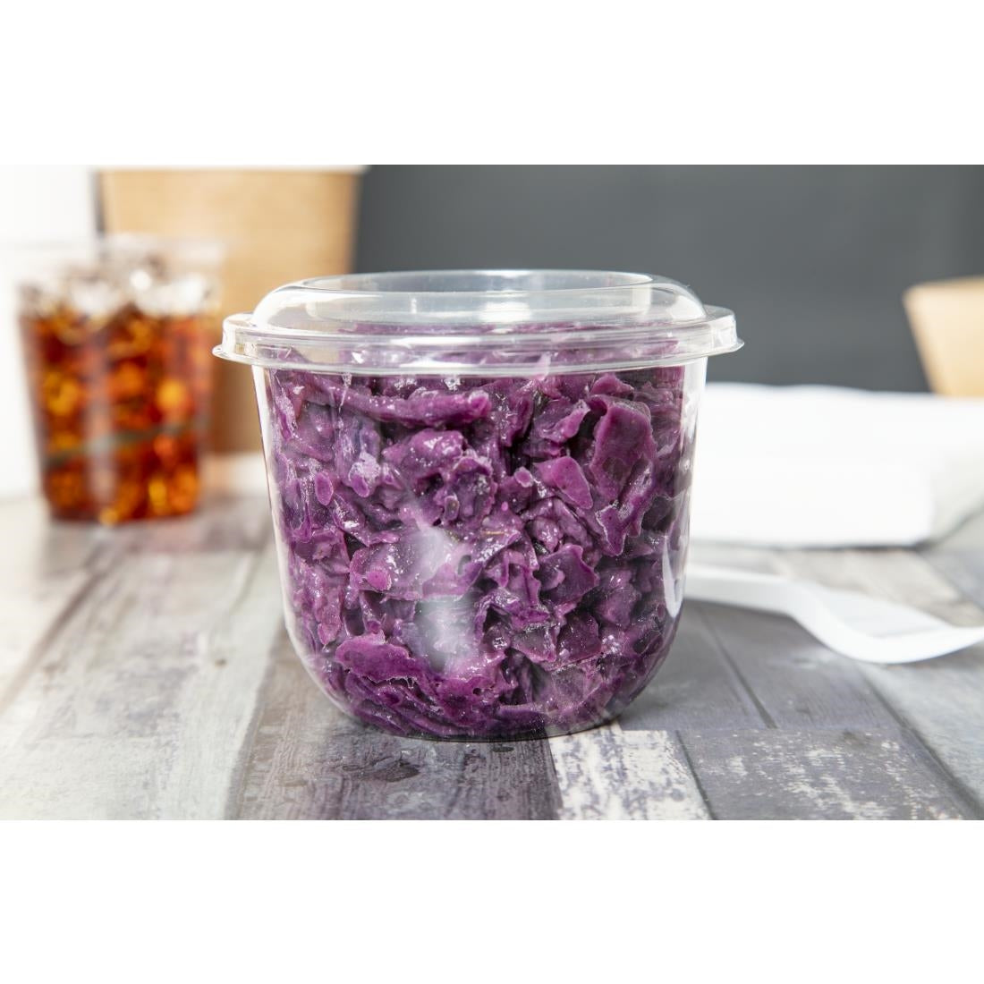 Vegware 96-Series Compostable PLA Deli Pots 12oz (1000 pack)