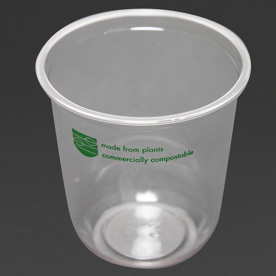 Vegware 96-Series Compostable PLA Deli Pots 16oz (1000 pack)