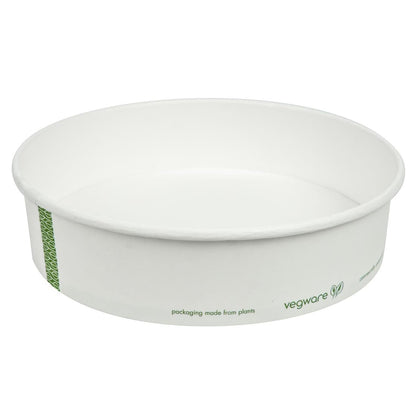 Vegware 185-Series Compostable Bon Appetit Food Bowls 26oz (300 Pack)
