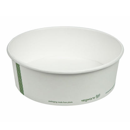 Vegware 185-Series Compostable Bon Appetit Food Bowls 32oz (300 Pack)