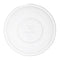 Vegware 185-Series Compostable Bon Appetit Wide Bowl PLA Flat Lid - Pack of 300
