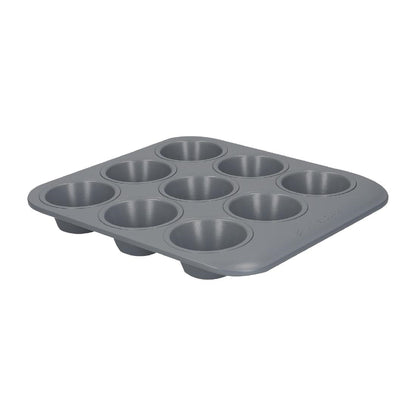 MasterClass Smart Ceramic Non-Stick Nine Hole Muffin Tin - 24x22x3.5cm