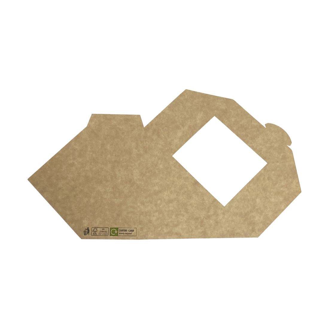 Fiesta Recyclable Standard Sandwich Wedge with PET Window 65mm (500 pack)