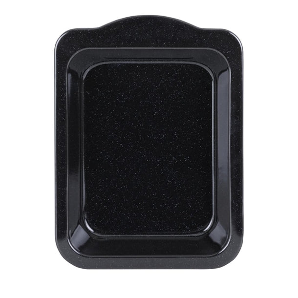 Wham Enamel Handled Roaster Black 220mm