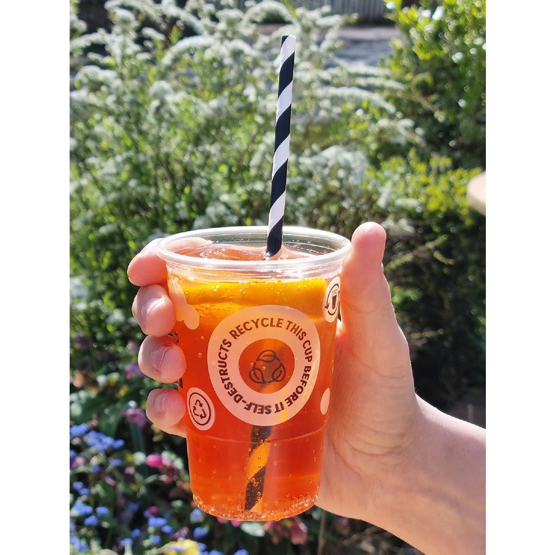 eGreen Printed 2-in-1 Flexy Half-pint Glass CE Marked (1000 Pack)