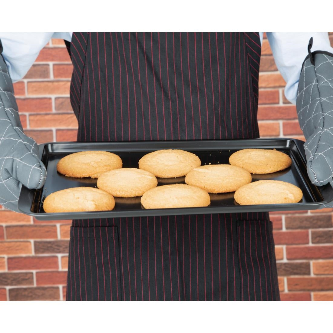 Vogue Non-Stick Carbon Steel Baking Tray 430 x 280mm