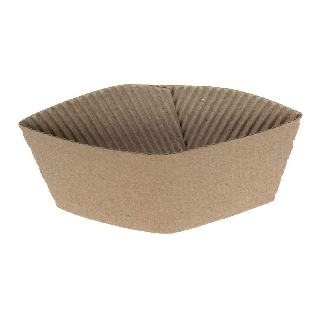 Fiesta Recyclable Corrugated Cup Sleeves for 8oz Cup (1000 Pack)