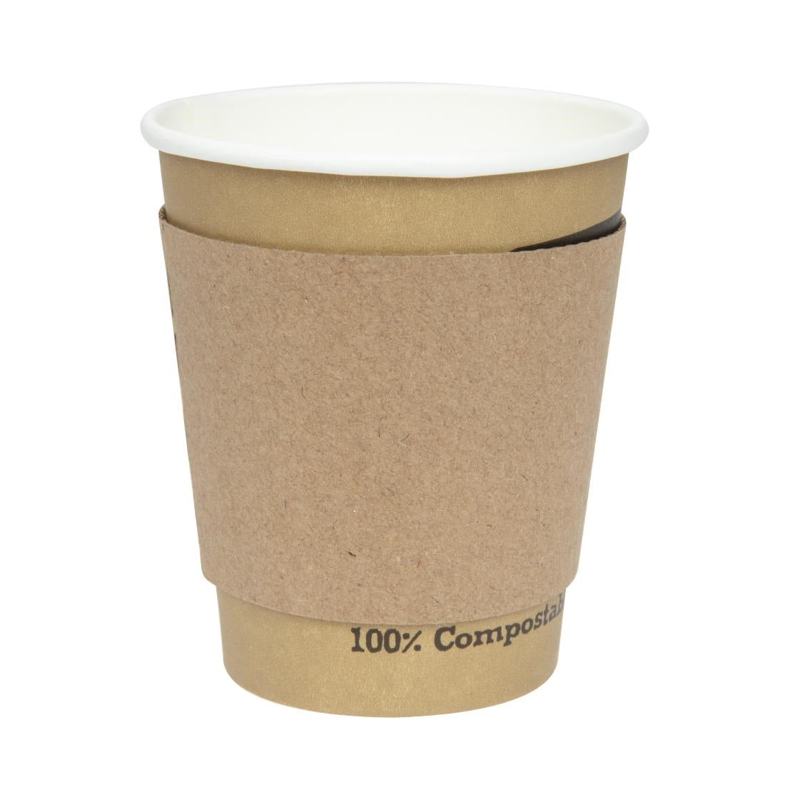 Fiesta Recyclable Corrugated Cup Sleeves for 8oz Cup (1000 Pack)