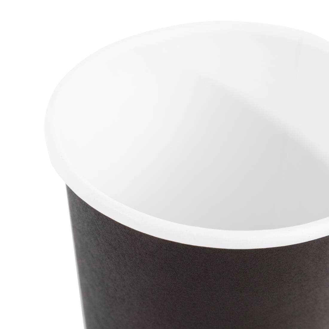 Fiesta Recyclable Espresso Cups Single Wall Black 114ml (50 Pack)