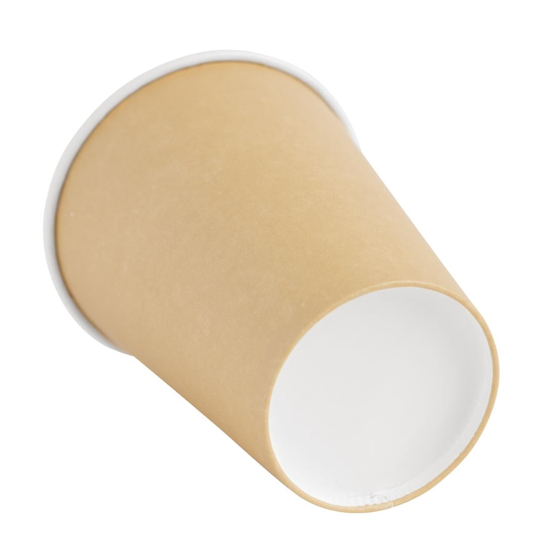Fiesta Recyclable Coffee Cups Single Wall Kraft 340ml/12oz (1000 Pack)