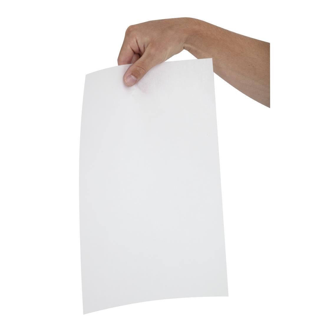 Fiesta Compostable Burger Wraps White 250x350mm (200 Pack)