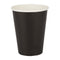 Fiesta Recyclable Coffee Cups Single Wall Black 340ml / 12oz - Pack of 50