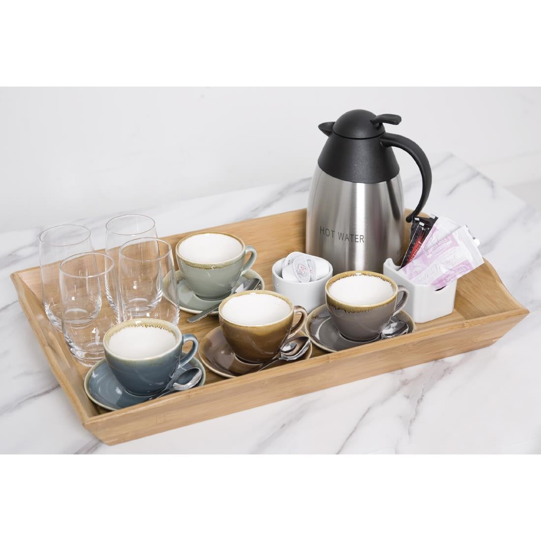 Olympia Whiteware Sachet Holders (6 pack)