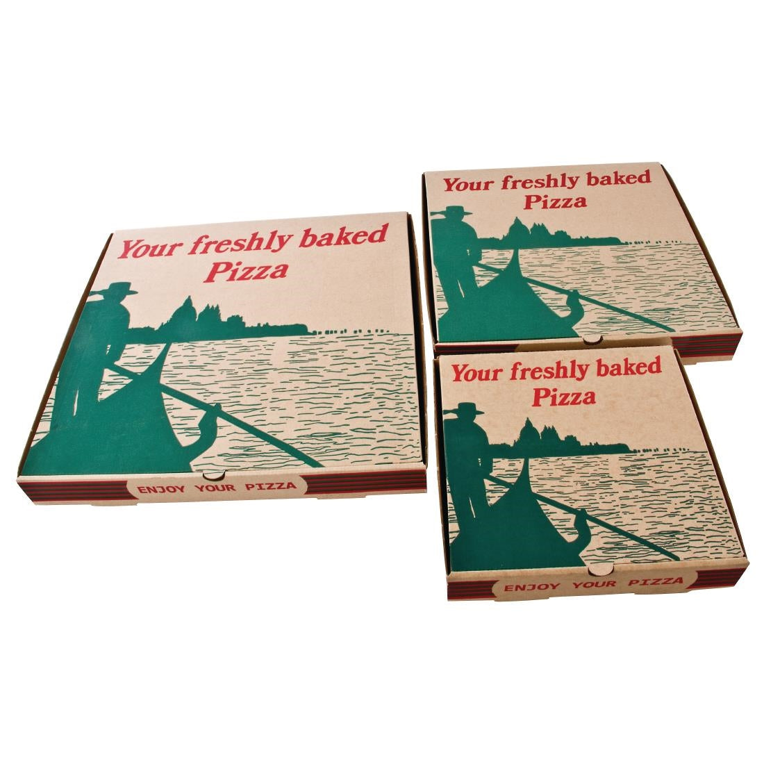 Amipak Compostable Printed Pizza Boxes 14" (50 Pack)