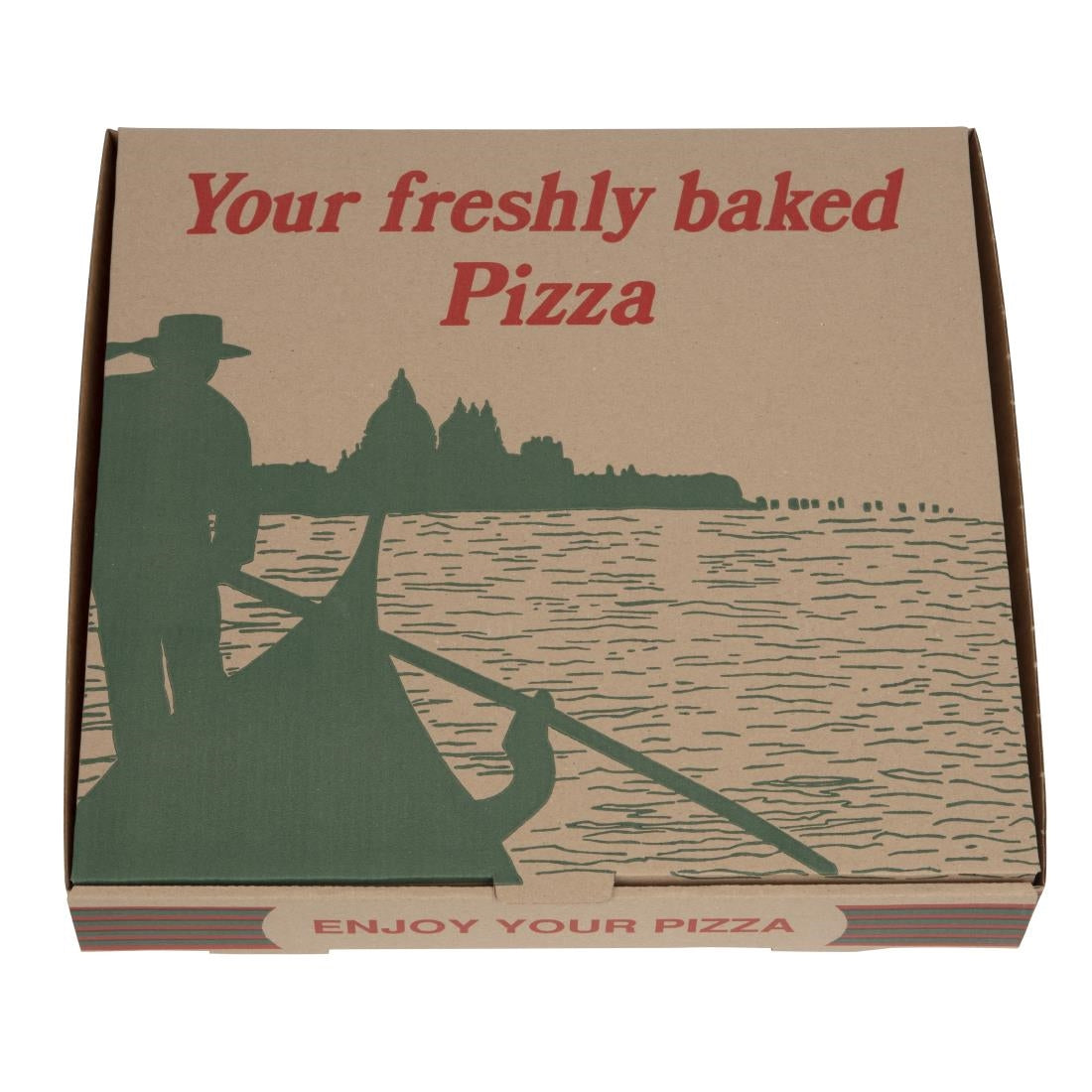 Amipak Compostable Printed Pizza Boxes 12" (100 Pack)
