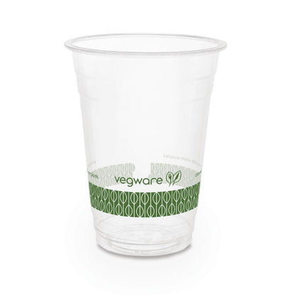 Vegware Compostable PLA Cold Cup 96-Series 16oz (1000 pack)