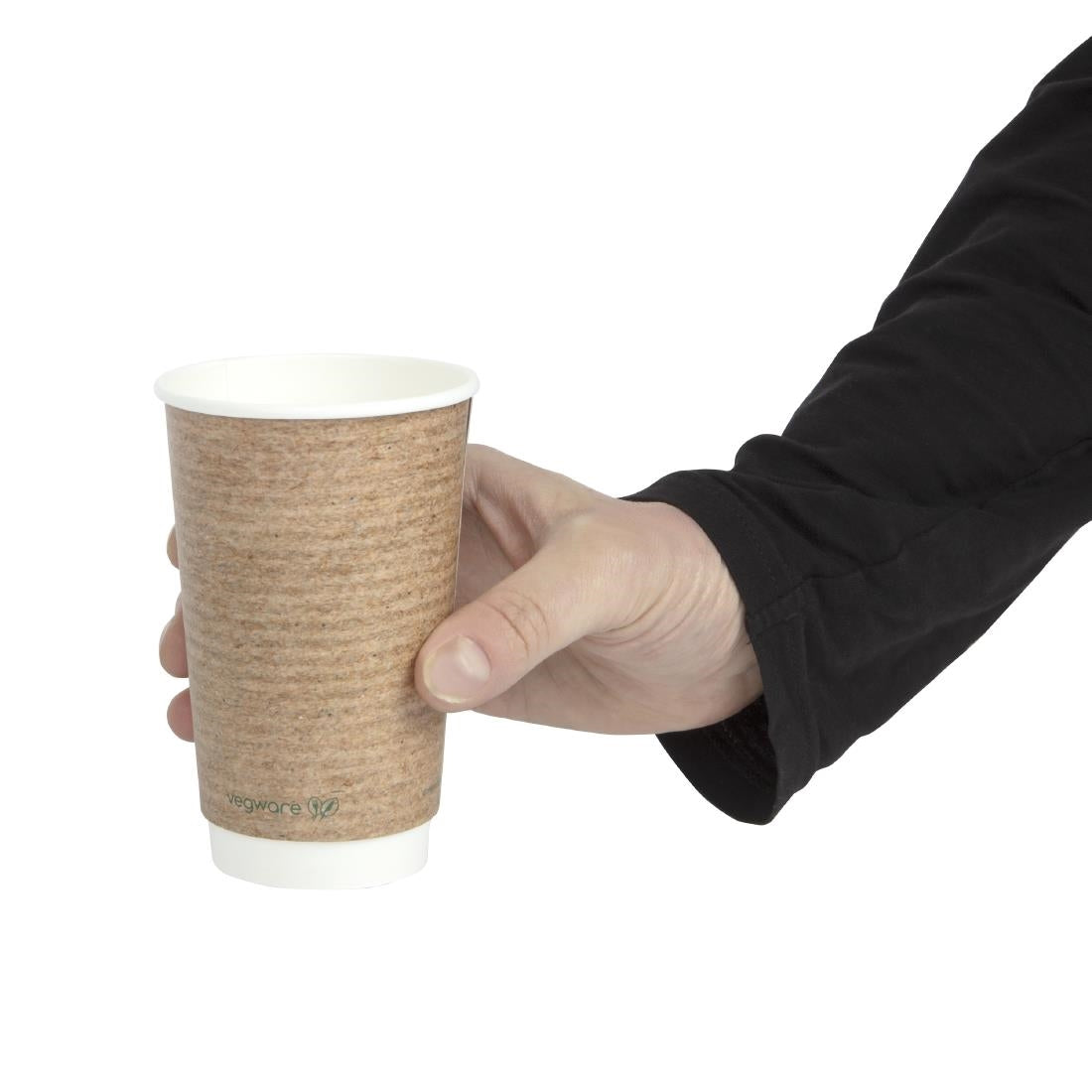 Vegware Compostable Hot Cups 455ml / 16oz (400 Pack)