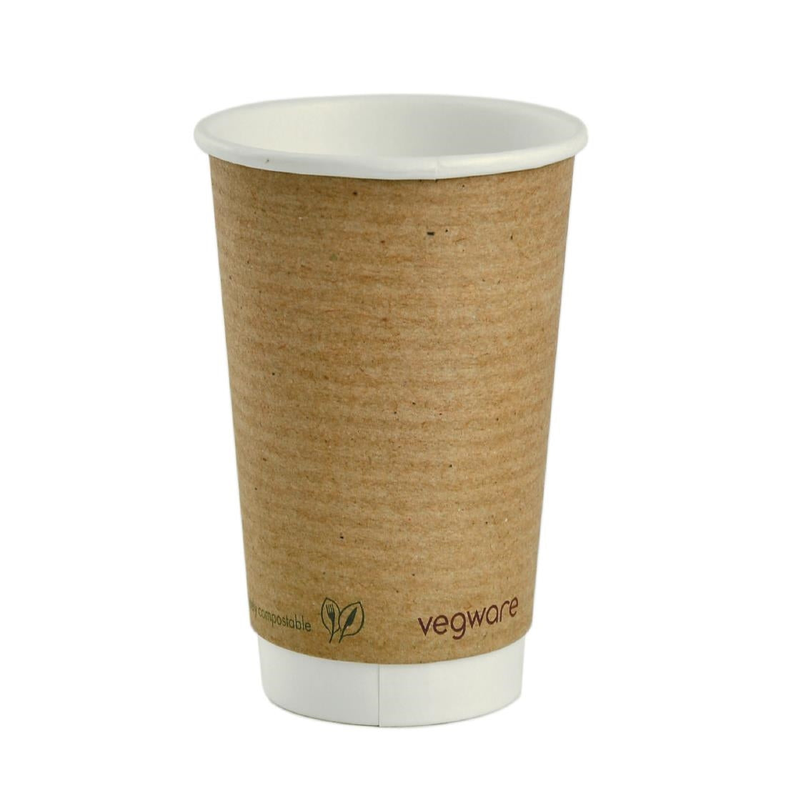 Vegware Compostable Hot Cups 455ml / 16oz (400 Pack)