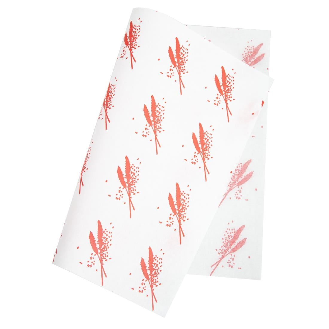 Burger Wrapping Paper Sheets Red 245 x 300mm (1000 pack)