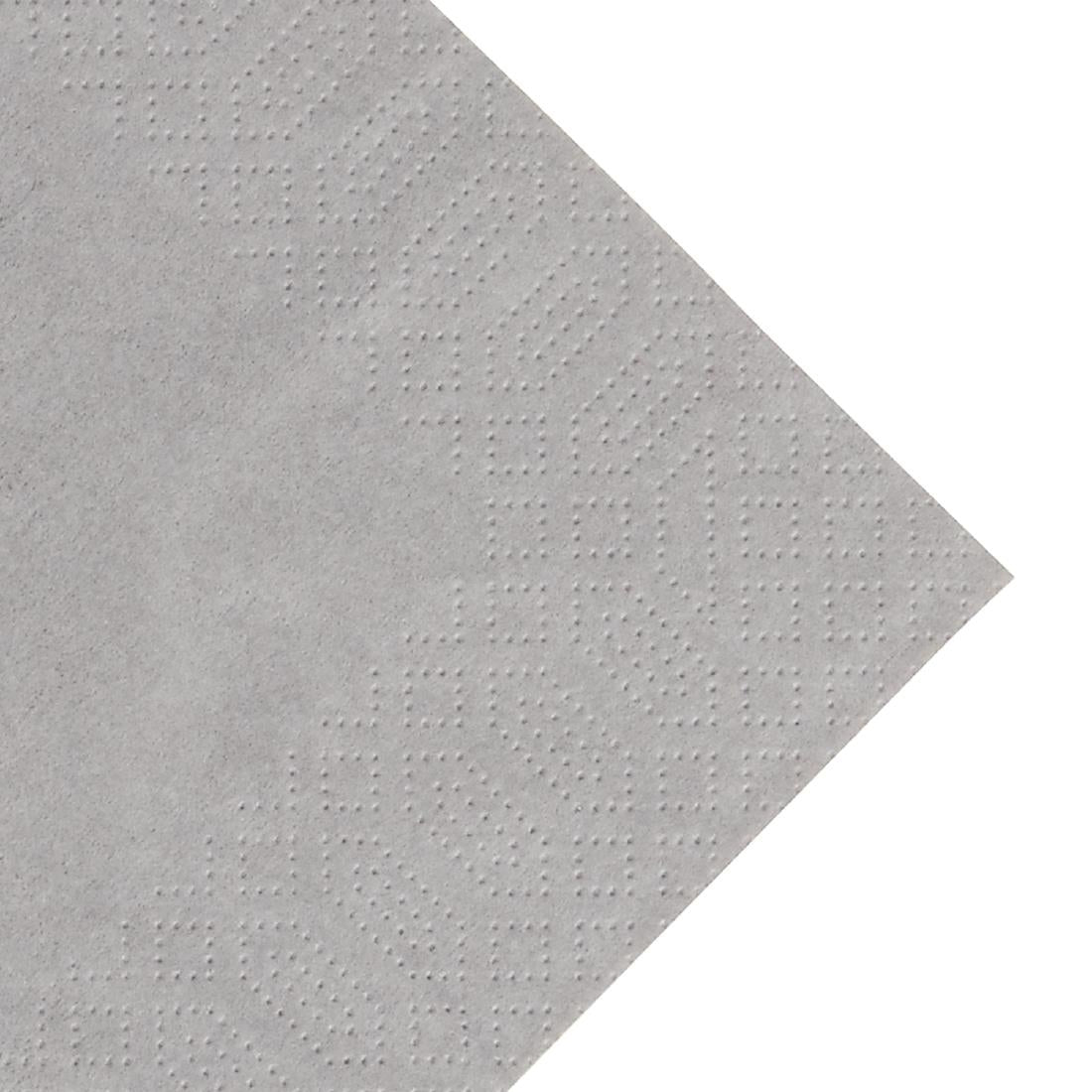 Duni Lunch Napkin Grey 33x33cm 3ply 1/4 Fold (1000 Pack)