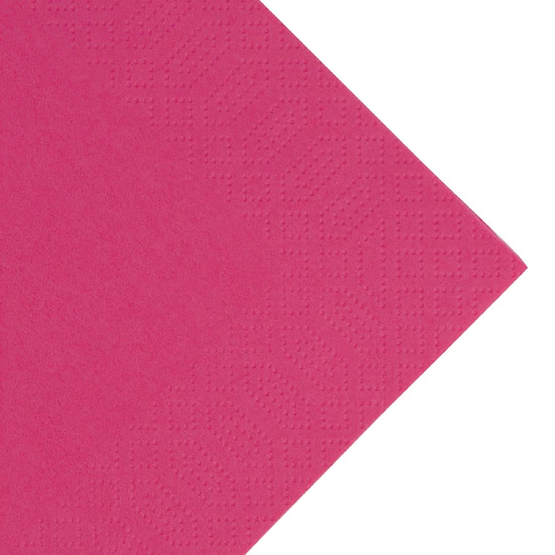 Duni Lunch Napkin Fuschia 33x33cm 3ply 1/4 Fold (1000 Pack)