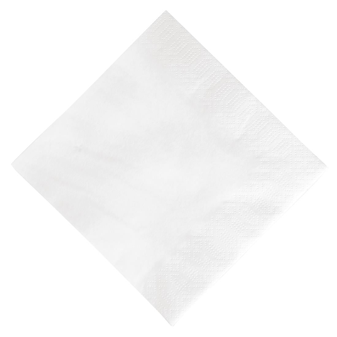 Duni Lunch Napkin White 33x33cm 3ply 1/4 Fold (1000 Pack)